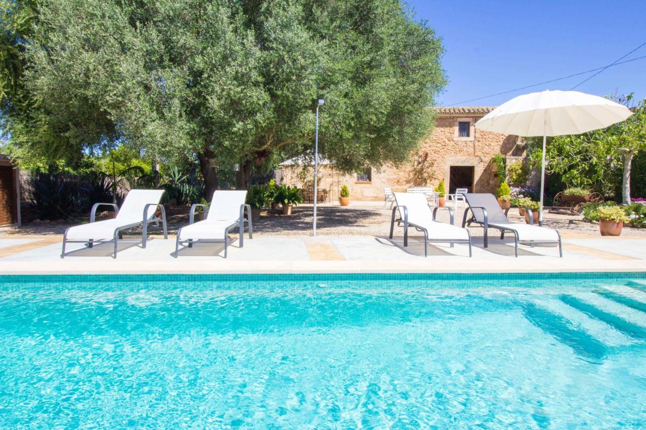 Preciosa Finca Rustica Con A/C Y Piscina Exclusiva Algaida  Exterior photo